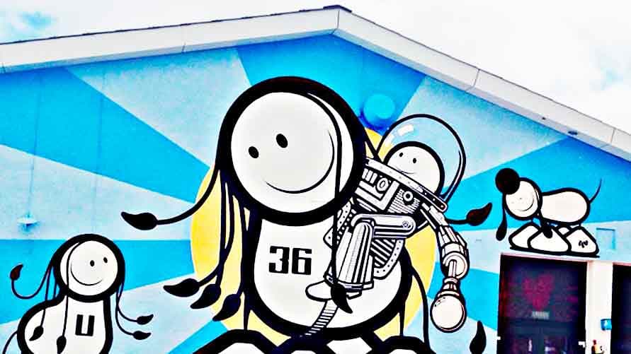 Street art - The London Police - Kastetvej 36