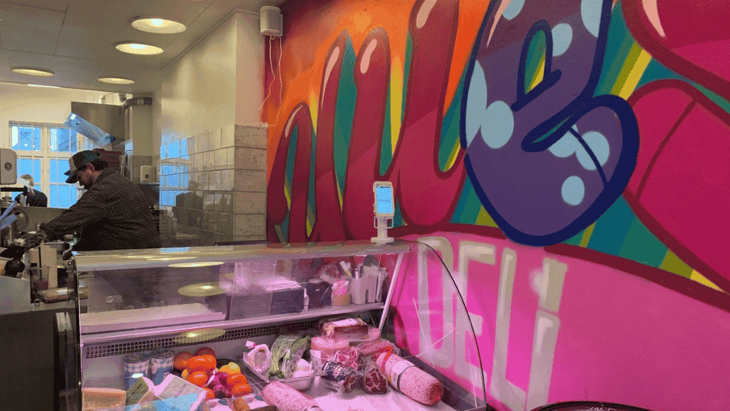 Graffitiwall at Ulle's Deli